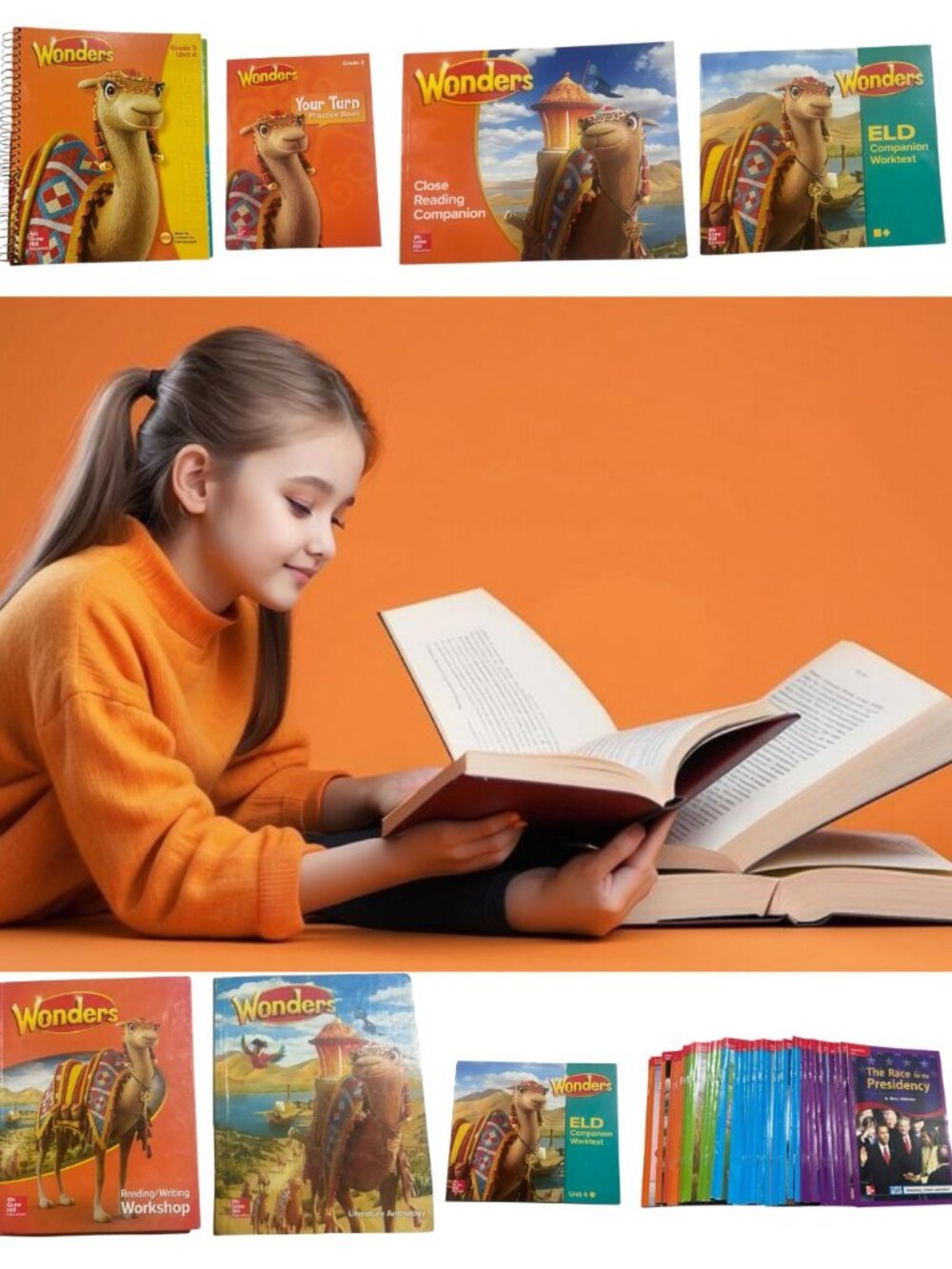 McGraw Hill Wonders Grade 3 Curriculum Book Set